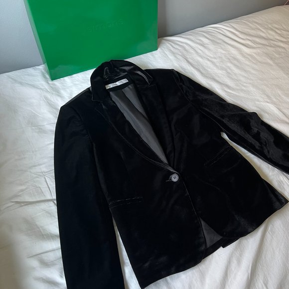 Ultra Soft Blazer Velour/Velvet - Picture 3 of 16